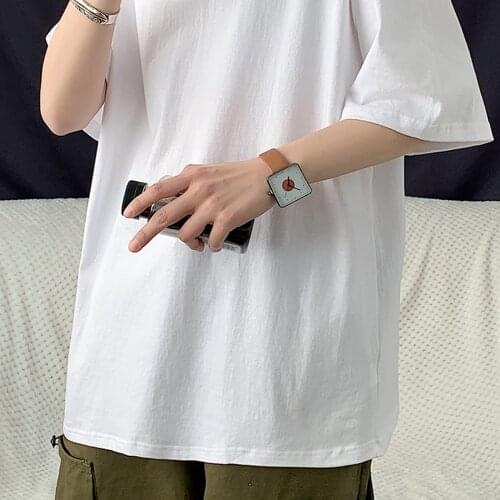 Multi- Color Summer Mens T-shirt Short-sleeve Man T-shirts Loose Pure Color Men t shirt Short Sleeve T-shirts For Male Tops