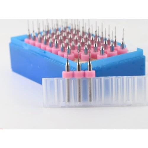 50 pieces/set of tungsten carbide Dremel drill PCB metal drill 0.5mm 0.55mm 0.8mm CNC kit Mini drill Drill attachment