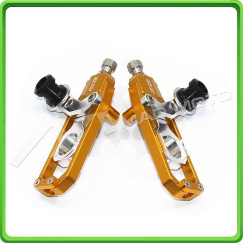 Motorcycle Chain Tensioner Adjuster with paddock bobbins fit for HONDA CBR 1000 RR CBR1000RR 2004 2005 2006 2007 Gold & Silver