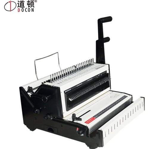 2018 new double wire book binding machine,book binder machine