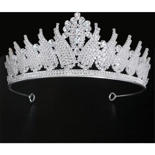 Newest Fashion Hair Jewelry Gorgeous Rhinestone Angel wings Tiaras for Queen Wedding Crown Bridal Pageant Prom Head Accessories