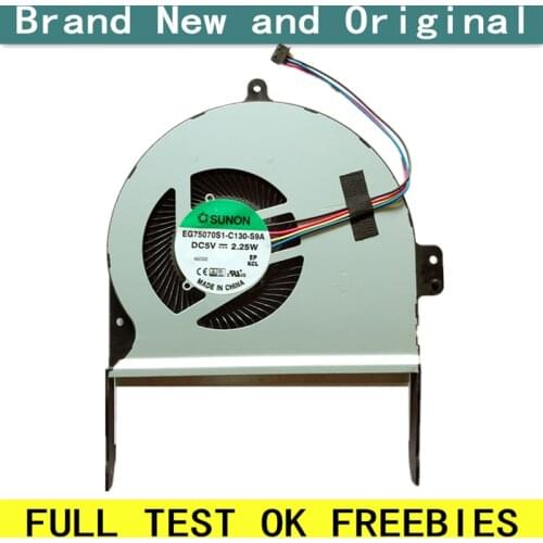 New laptop CPU cooling fan Cooler Notebook PC Fit for Asus N552 N552V N552VX N552VW N552VM EG75070S1-C130-S9A DC5V 2.25W