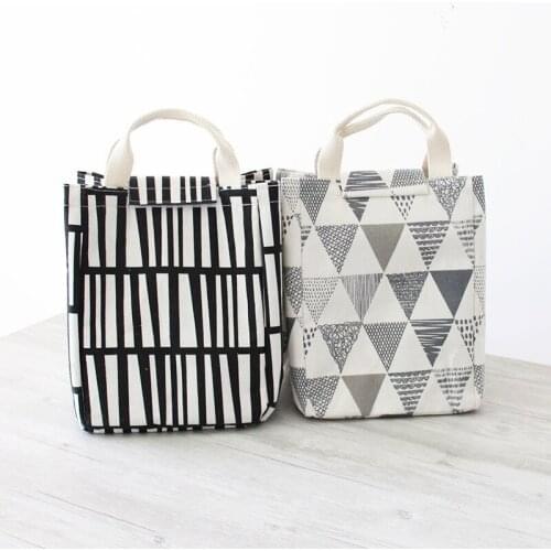 New style 19*18.5*25cm Cotton linen Storage Bag heat preservation hand bag shoes storage sundries collection GZMZ-02