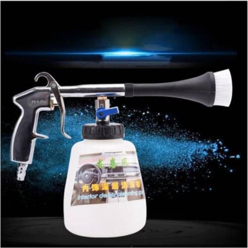 High Pressure Car Cleaning Gun Portable Interior Deep Cleaning Gun For Cockpit Care With Brush Air Operated Car Accessories