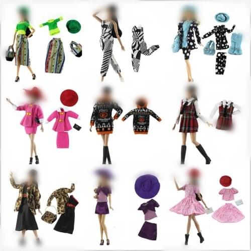30cm Doll Dress Fashion Clothes suit for licca For Barbie Doll for blythe Accessories Baby Toys Best Girl' Gift
