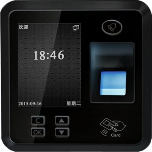 Easy Installtion ZK RFID Smart Fingerprint Attendance Clock device with Standalone Access Control System