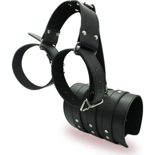 Adjustable Bondage Wrist Cuffs Arm Binder Restraint Strap Couple Flirt Sex Toy