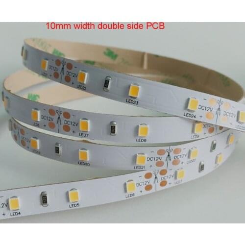 LED SMD2835 Strips 60LEDs/m DC12/24V 7.2w/m High Brightness Whtie Red Green Yellow Blue Color With 3 Years Warranties