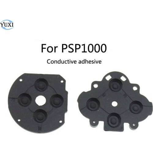 YuXi 1set Silicon Rubber Left L Right R Button Switch Conductive Pad Replacement for Sony PSP 1000 PSP1000 Replacement