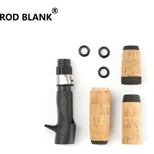 Rod Blank 1 Set Cork Casting Rod Handle Kit Rod DIY Component For Rod Repair Accessory NO.5