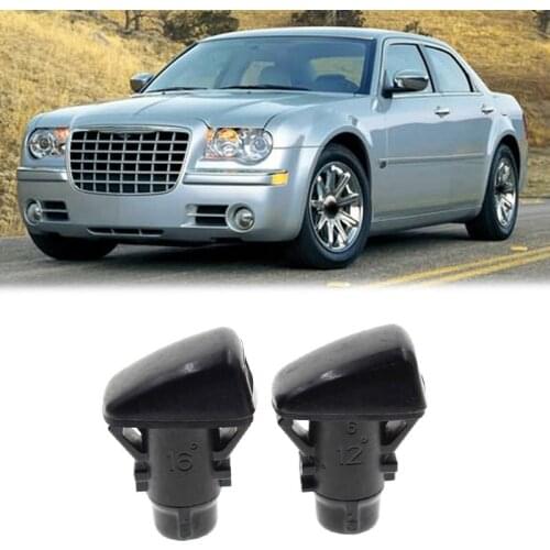 2Pcs Car Windshield Washer Nozzle for Chrysler 300 Dodge 5182327AA