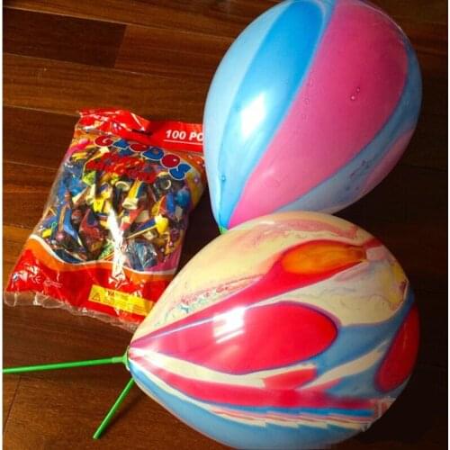 2018 200pcs Balloon 12'' 4.0g High-quality Thick Agate Balloons For Wedding Or Birthday Party Childrens Toys Festive Supplies