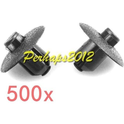 500 /lot Nylon for Camry Venza, FJ Cruiser Cowl Fastener Push-Type Retainer Clips 90467-07117 9046707117