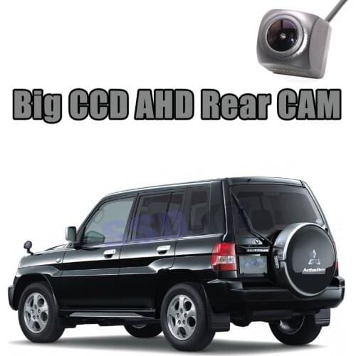 Car Big CCD Rear Camera For Mitsubishi Monntero iO Pajero Shogun Pini TR4 1998~2015 Reversing Super Night View AHD 720 1080