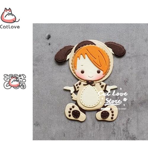 Catlove Dog Baby Animal Metal Cutting Dies Scrapbooking Mold Stencil Die Cuts Card Making DIY Craft Embossing New Dies For 2020
