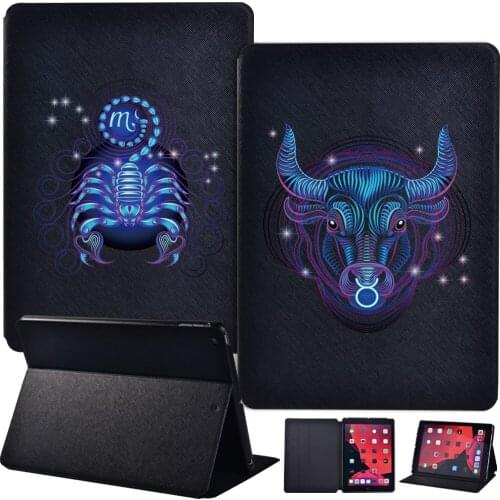 Tablet Case For Apple iPad Mini 1 2 3 4 5 /iPad 2 3 4 /iPad 5th 6th Gen /iPad 2019 7th 10.2" Anti-Dust Stand Protective Shell
