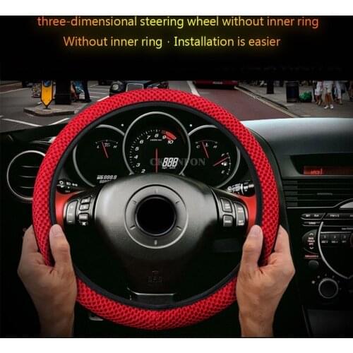 50Pcs/Lot Steering Wheel Cover Breathability Skidproof Universal Fits Most Car Styling Steering Wheel