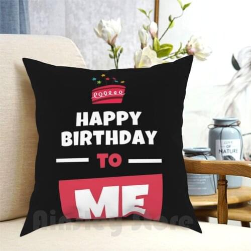 Happy Birthday Pillow Case Printed Home Soft DIY Pillow cover Text Quotes Sports Sports Text Birthday
