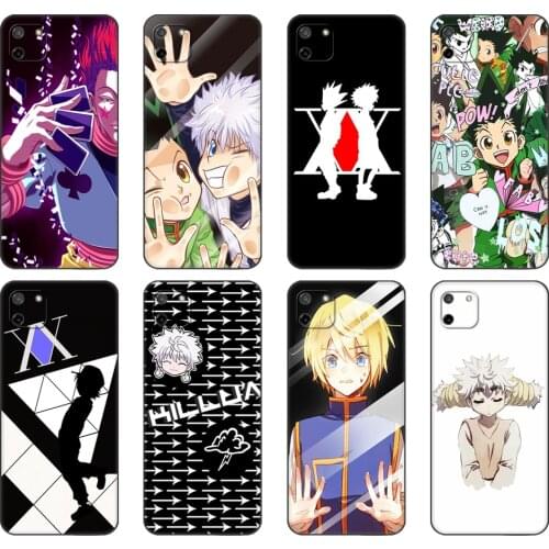 Black tpu Case For OPPO Realme C11 C20 C21 Case Back Cover Bumper Hunter X Hunter Anime