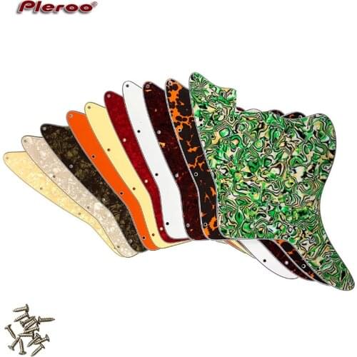 Pleroo Custom Guitar Parts - For US Jazzmaster style Blank With Fixed Screw Holes Guitar pickguard Replacement