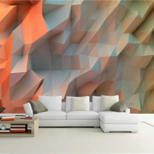 Diantu Custom Size Deep Embossed 3D Stereo Creative Art Brick Stone Wall Paper Eco-friendly Bedroom Simple Home Decor Mural