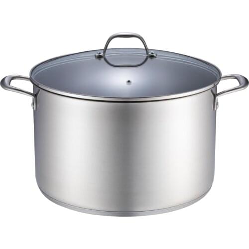 Stainless steel binary soup pot 304 thick German handicraft a complex background inductive pot