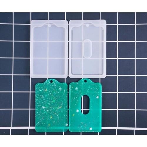 Epoxy Mould Silicone card cover Mould Bus card Bank card student card set manual diy card cover
