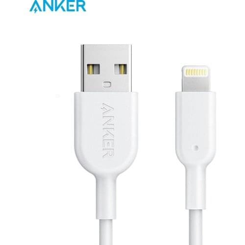 Anker Powerline II Lightning Cable (6ft), MFi Certified for iPhone Xs/XS Max/XR/X / 8/8 Plus / 7/7 Plus / 6/6 Plus (White)