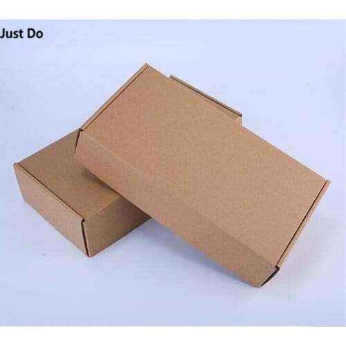 100pcs 12*4cm Cardboard Cartons Shipping Mailer Box Cosmetic Set Cosmetics Mailing Skin Care Corrugated Packaging Boxes