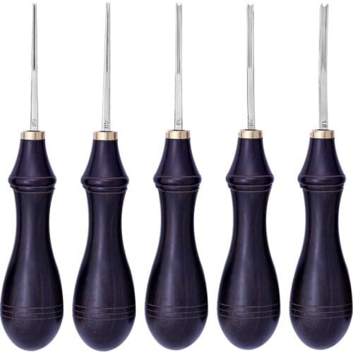 Leather Edge Beveler Edge Skiving/Polishing Tool Belt Makers High Carbon Steel Leathercraft DIY Tools 0.6/0.7/1.3/1.8/2.25mm