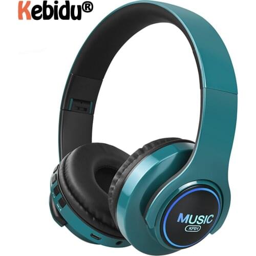 2021 Hot Bluetooth Head-mounted Headset KF01 Earphone With Breathing Light Function Ultra-long Battery Life High Sound Quality