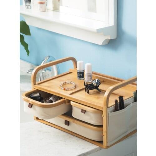 GY Fashion Desktop Drawer Multi-Layer Storage Box Cosmetics Clutter Organizing Box Creative Fabric