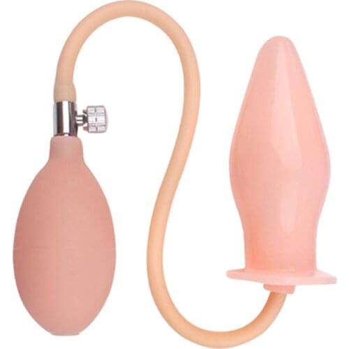 Inflatable Soft Silicone Butt Plug Anal Masturbation Massager Unisex Adult Toy Sex Toys for women Couple Game perfect gifts