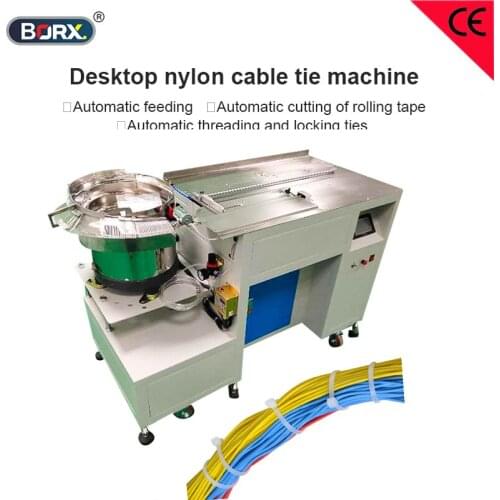 Desktop Nylon belt tie machine zip wire bunding equipment Automatic nylon cable tie machines