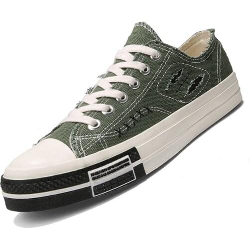 Low Cut Sneakers For Men Canvas Shoes Summer Vulcanized Shoes Boys Sneakers Classic 2020 Men Sneakers Spring Shoes Man