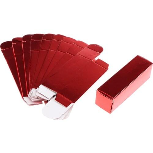 10x Craft Gift Paper Box for Lipstick Perfume Foldable Paper Packaging Boxes