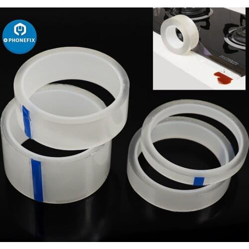 Super Strong Nano Waterproof Tape Transparent Non-slip Dampproof Magic Self-adhesive Tape Kitchen Sink Bathroom Wall Sealing