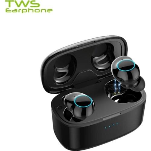 TWSearphone T3 9D Stereo HiFi Auricular Wireless Earbuds Bluetooth V5.0 Earphone IPX5 Waterproof Headphone PK i9 i11 i12 TWS