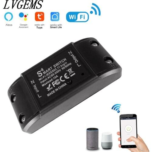 Tuya Smart Switch Breaker Moudule Supports APP Voice Relay Timer Google Home Alexa ,WIFI Interruptor Make Home Smarter