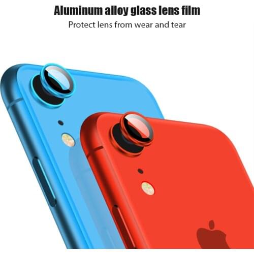 Lens Glass Alloy Lens Protection Ring Independent Camera Protector Glass For iPhone XR Camera Len Film Protector