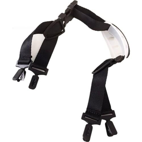 Hard Hat Chin Strap with Chin Cup Helmet Chinstrap Safety Protection Work Wear,One Size Black