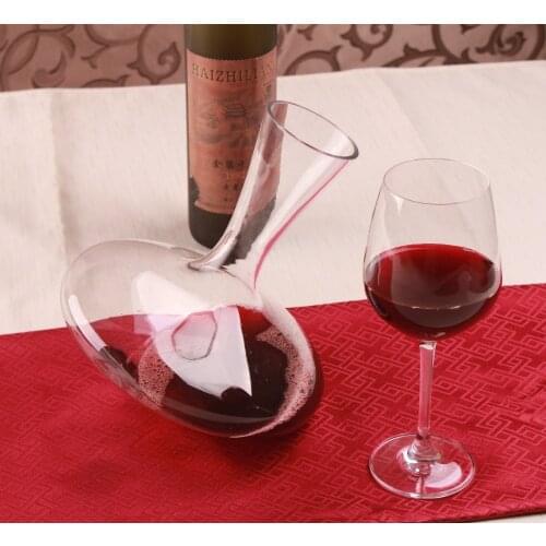 1PC 1200ML Classic Glass Red Wine Decanter Wine Carafe Jug Container Liquor Dispenser Wine Aerator Party Bar Set J1107