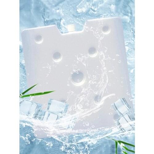 1100ml-2000ml Cool Cooler Freezer Recyclable White Fresh Keeping Slim Ice Pack Safe And Durable Keep Food Fresh For Picnics 1pcs