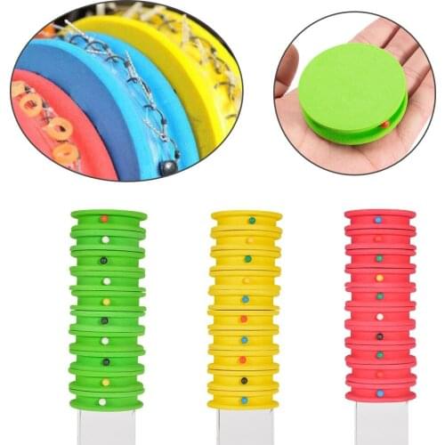 20pcs Carp Fishing Rig Winders Line Leader Winder EVA Spooler Plate Hook Storage Terminal Tackle Rigs Harnesses