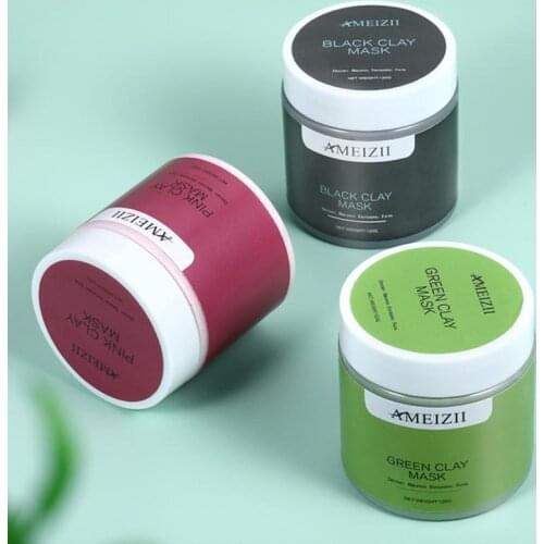 AMEIZII 120g Cleansing Mud Mask Deep Cleansing Whitening Oil Control Blackheads Removal Mask Firming Hydrating Face Mask TSLM2