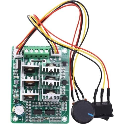 BLDC Three Phase Brushless Sensorless Motor Controller BL01 15A Violent Fan Modulation DC5V6V9V12V36V Forward and Reverse