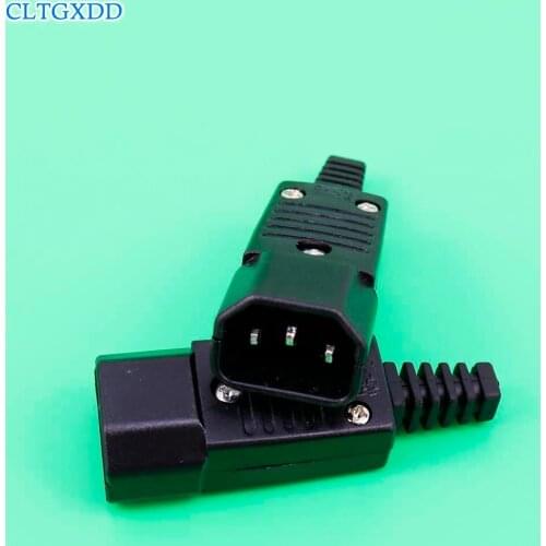 Cltgxdd HOT-Black IEC-320 C14 Male Plug AC Power Inlet Socket Connector 250V 10A