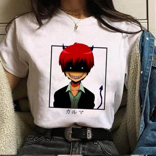 Women Funny Unisex T-Shirt Casual Short Sleeve Japanese Anime Assassination Classroom Karma Akabane Harajuku Tshirt