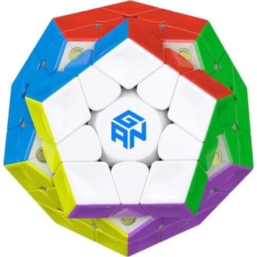 GAN 3X3 Magnetic Megaminxeds Cube GAN Magnetic 3x3x3 Magic Cube 12 Sided Gans 3x3x3 Speed Cube Educational Toys for Kids