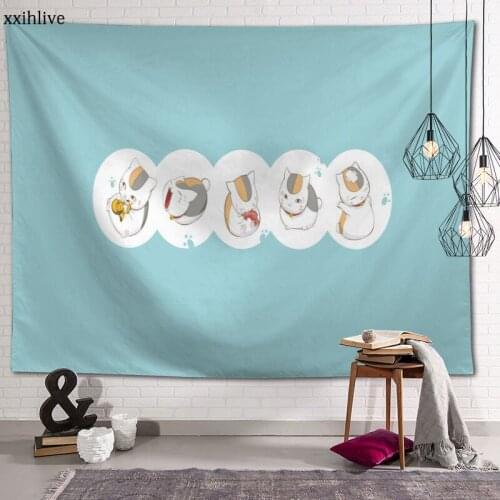 Tapestry Japanese Anime Natsume Yuujinchou Background Decorative Wall Hanging For Living Room Bedroom Dorm Room Home Decor